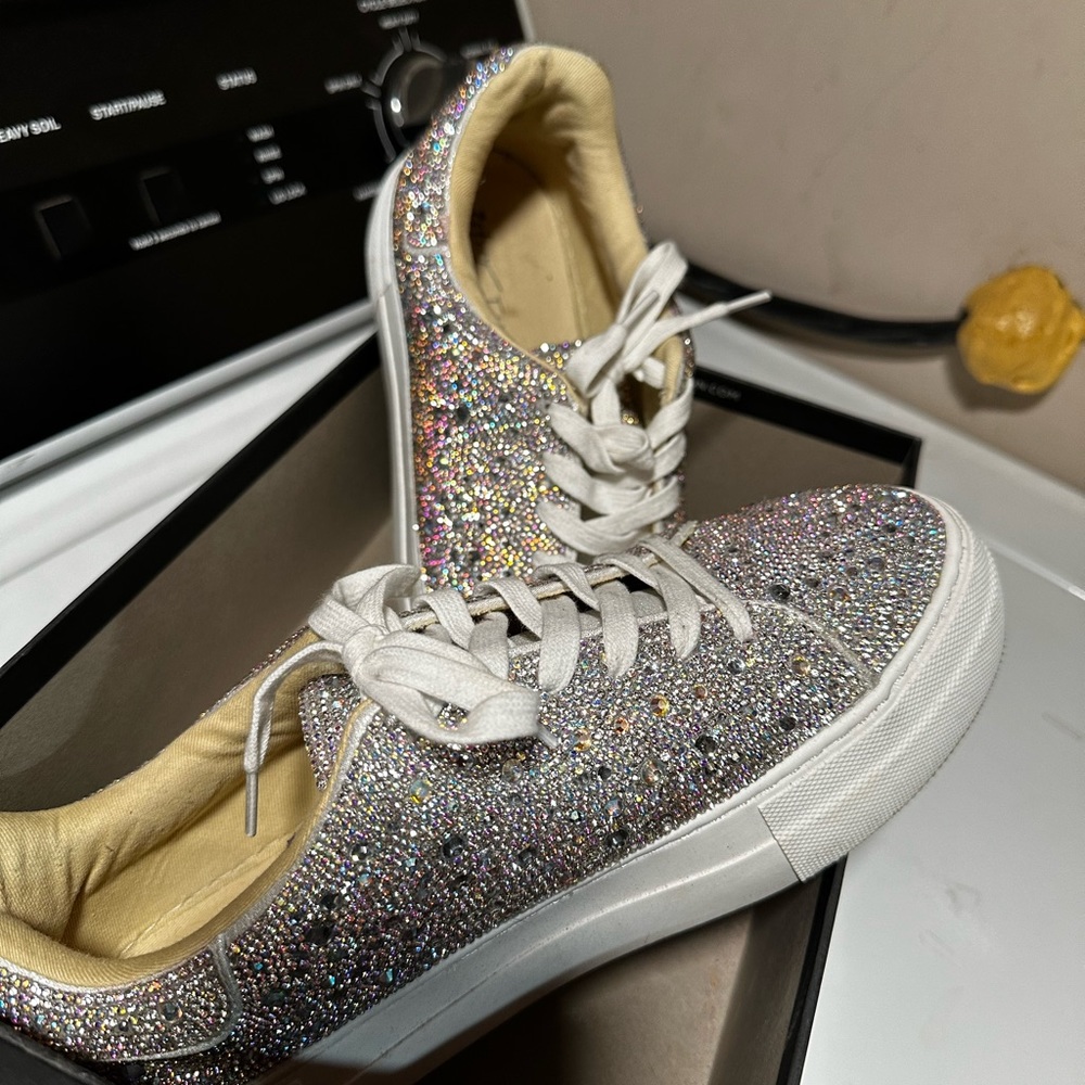 Betsy Johnson Sidny Rhinestone Tennis shoes